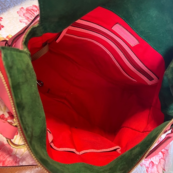 Dooney & Bourke Pink Leather Tote Bag - Picture 10 of 14